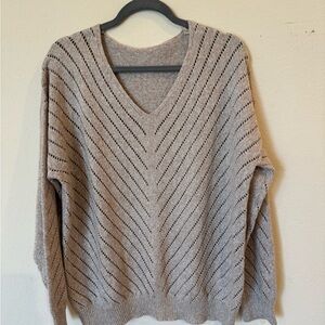 SHEIN Beige Knit Sweater